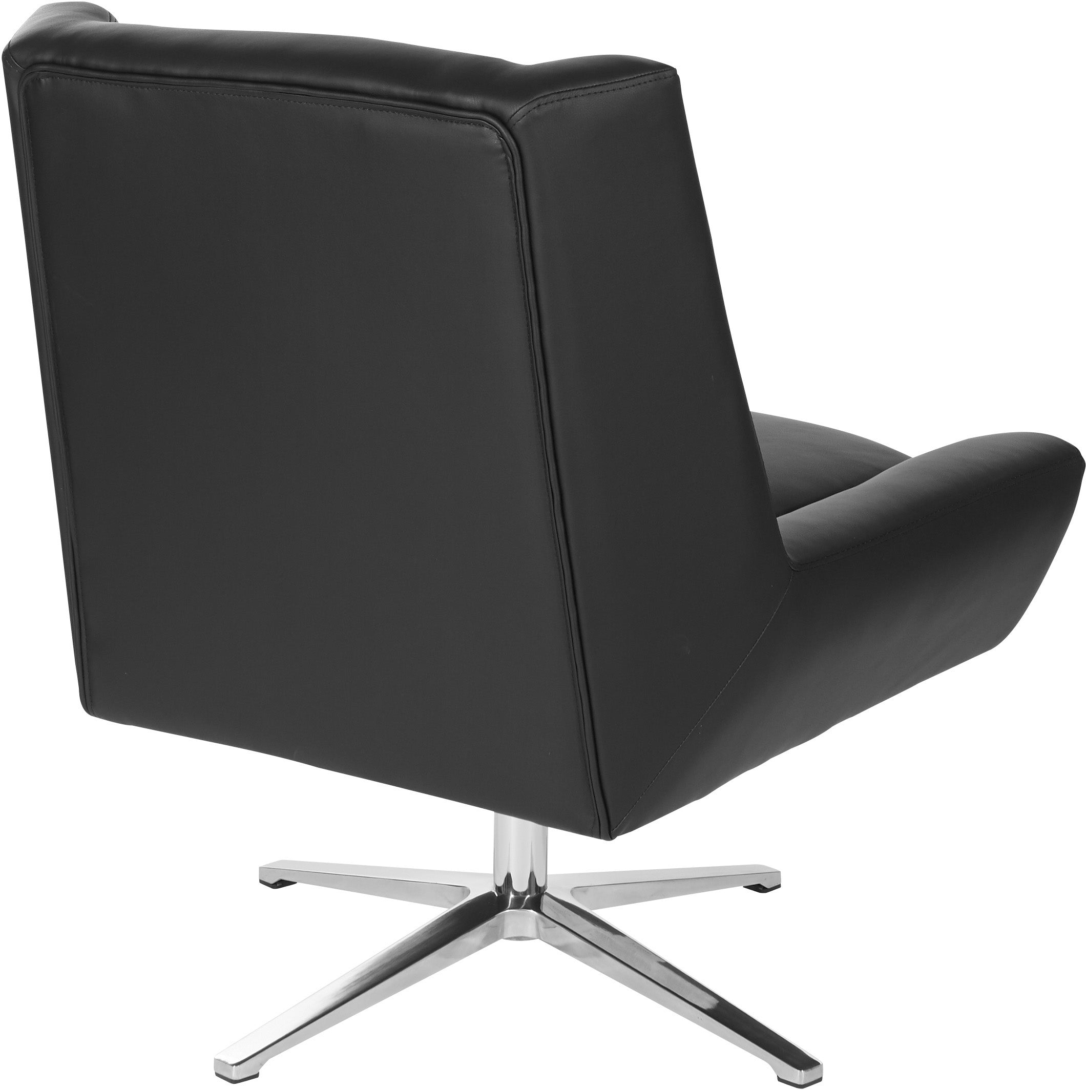 Office Star Faux Leather Guest Chair with Padded Seat [FLH5969AL] - Comfortable Reception & Waiting Room Seating for Offices, Hotels & Lobby Areas