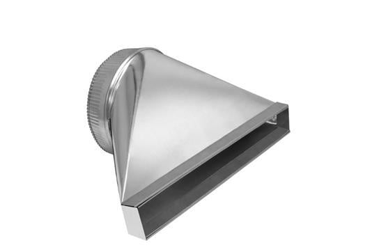 AVDKD10 Best Range Hoods - 1 7/8 X 19 to 10 Round Transition Duct for Kitchen Ventilation | Perfect for Home & Restaurant Exhaust Systems