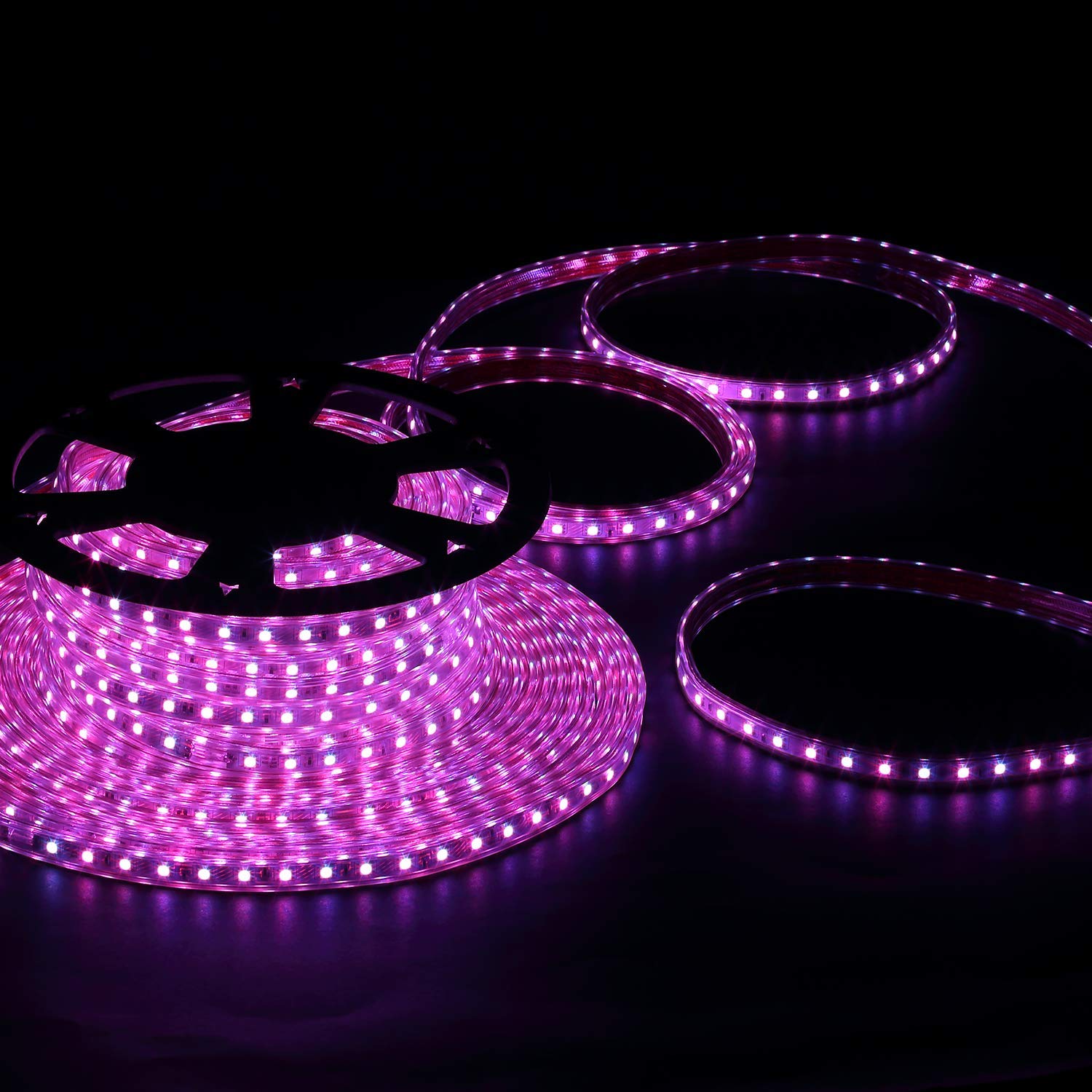 Waterproof LED Strip Lights 150FT - UL Certified, Color Changing RGB with Remote, Indoor/Outdoor Use for Home, Party, Christmas, and Landscape Lighting