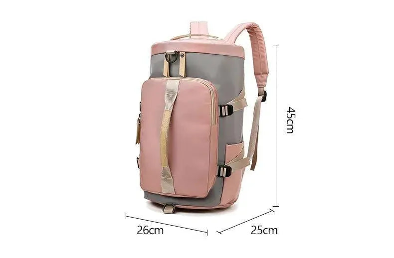 Versatile Fitness Backpack for Gym, Workout & Travel - Durable Waterproof Sports Bag with Shoe Compartment & USB Charging Port | Perfect for Crossfit, Hiking & Daily Commute