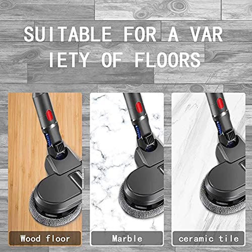 Dyson V15 V11 V10 V8 V7 Cordless Vacuum Electric Mop Head Replacement Kit - Includes 5 Washable Mop Pads & 1 Water Tank - Perfect for Hardwood Floors, Tile & Laminate Cleaning