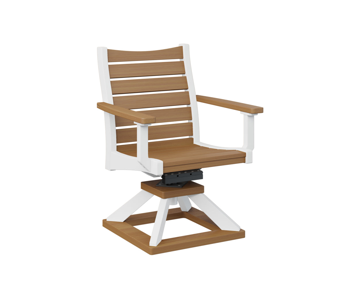 Natural Teak on White