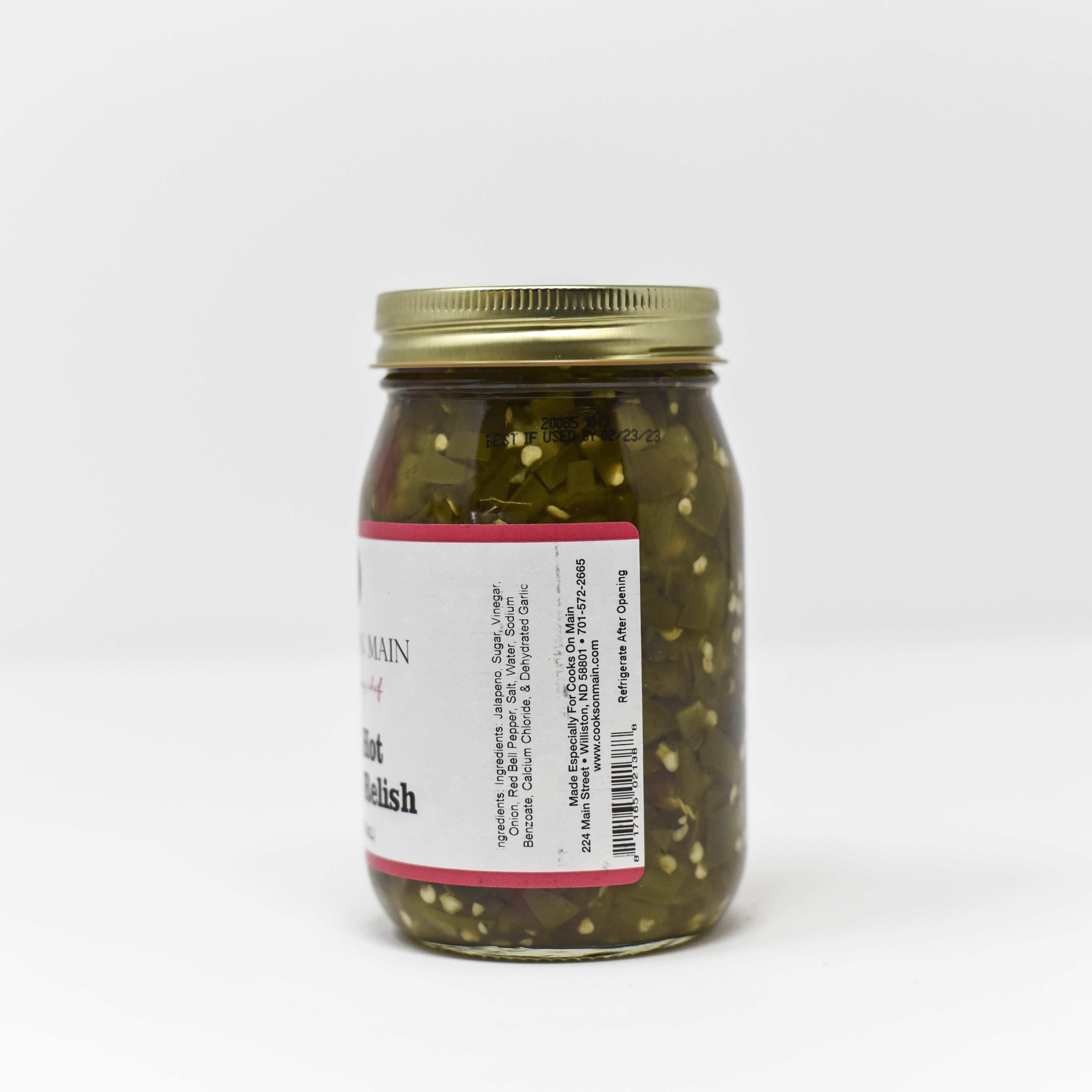 Spicy Sweet Jalapeño Pepper Relish - Hot & Tangy Condiment for Burgers, Hot Dogs, Nachos & Mexican Dishes