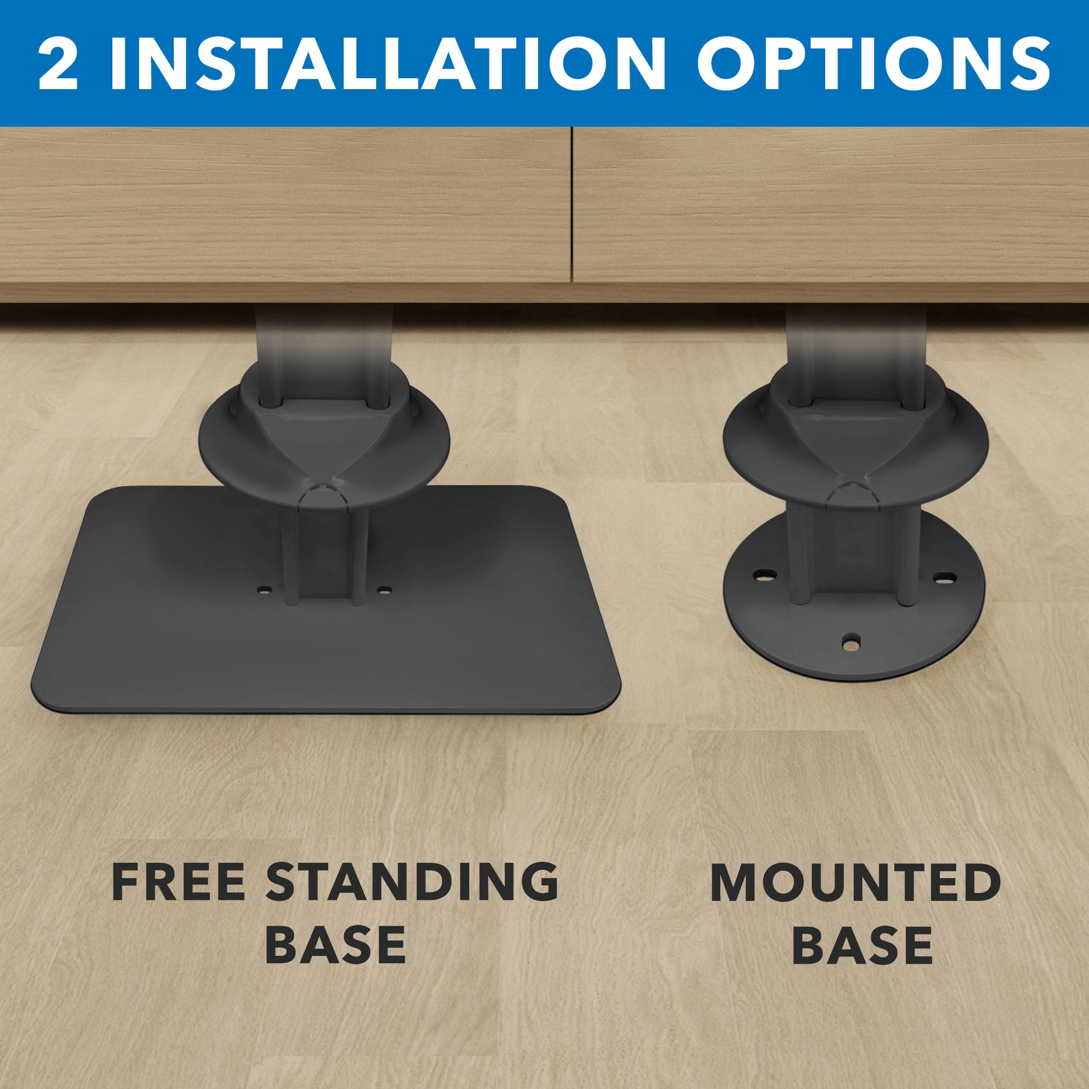 Mount-It! Universal Anti-Theft Floor Stand for iPad 7th-10th Gen, iPad Pro & iPad Air - Secure Adjustable Tablet Kiosk Mount with Locking Mechanism - Ideal for Retail Stores, Restaurants & Public Spaces