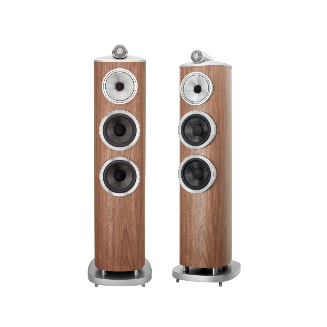 Bowers & Wilkins 804 D4 Premium Floor Standing Speakers (Pair) - High-End Audio for Home Theater & Music Listening