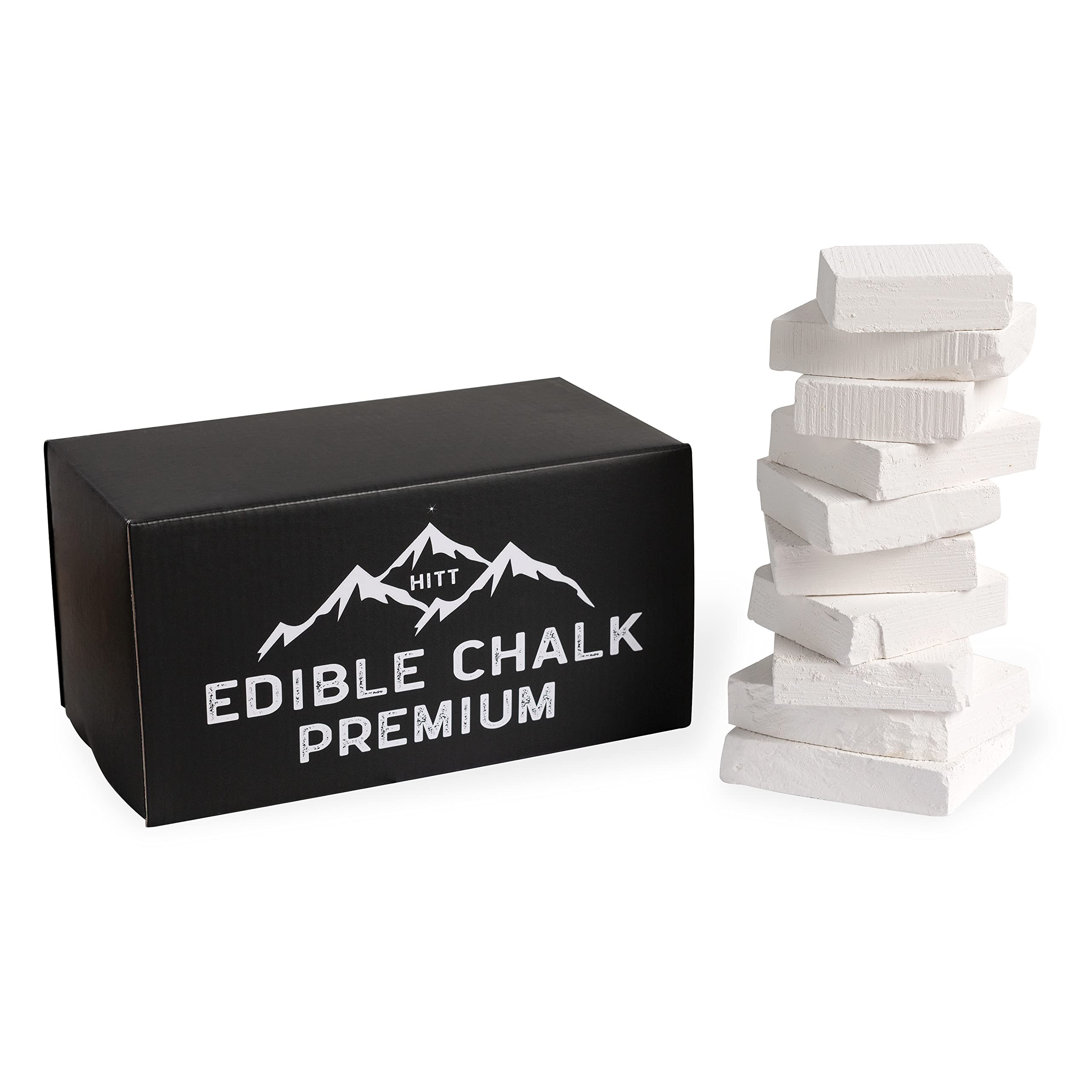 Organic HITT Edible Chalk Chunks - 1kg (2.2lb) Natural Russian Chalk for Eating, Zero Additives, ASMR Food - Perfect for Snacking, Cooking, and Unique Culinary Experiences