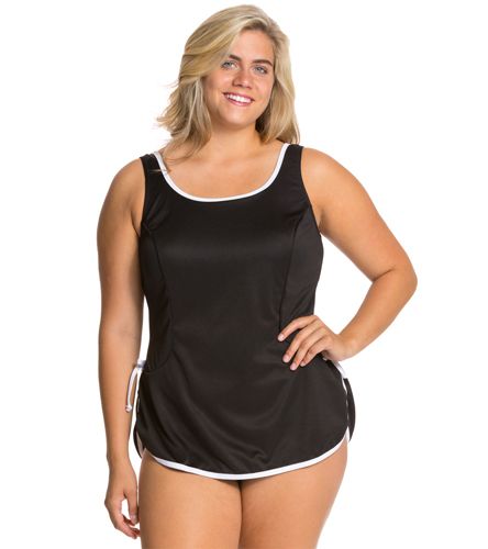 Tuffy Swim Dress for Women - Black One Piece Bathing Suit | Perfect for Beach, Pool & Summer Vacations