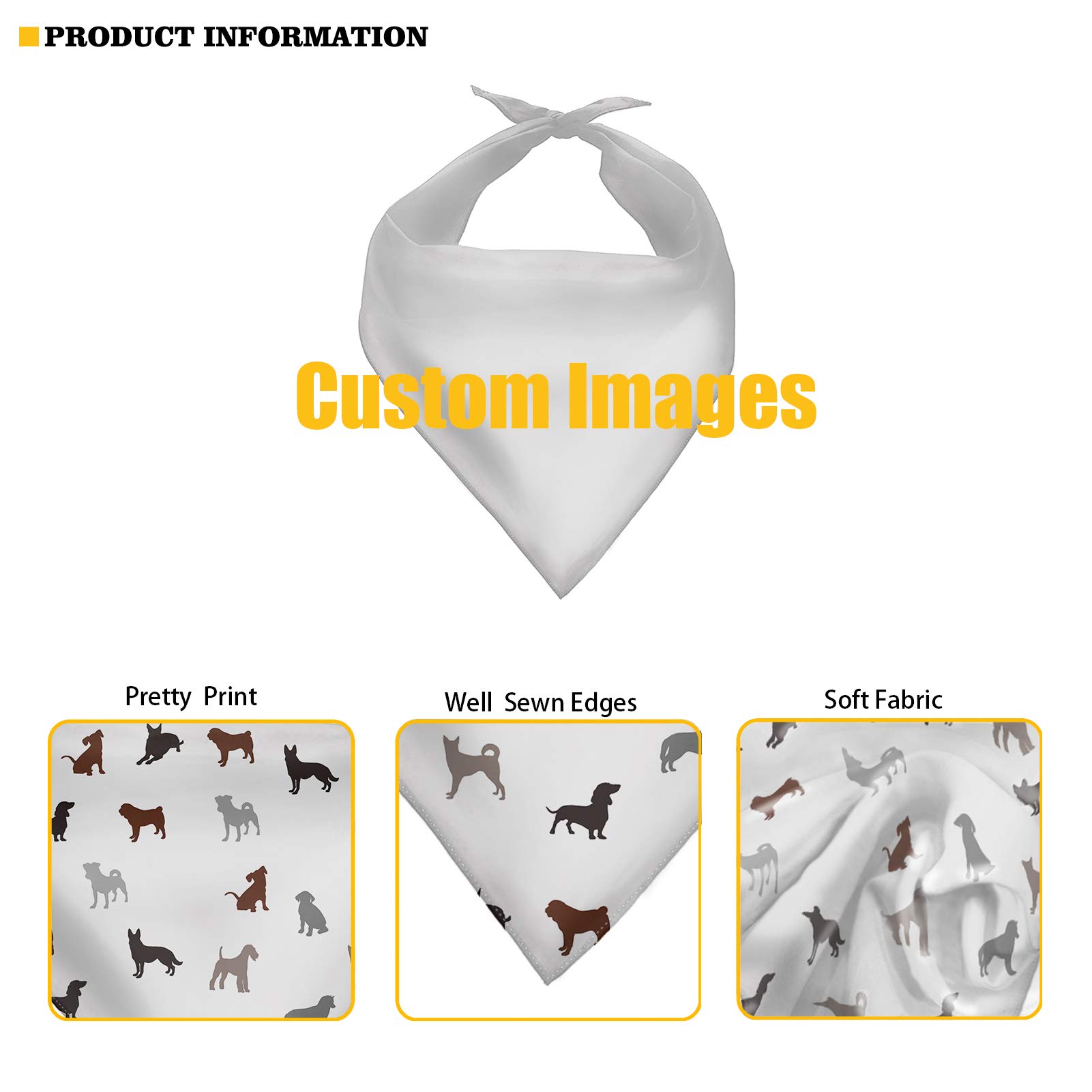 KEIAHUAN Camouflage Dog Bandana - Adjustable Triangle Scarf for Small, Medium & Large Dogs & Cats - Perfect for Outdoor Adventures, Pet Photos & Special Occasions