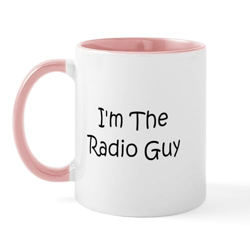 White/Pink Inside - I'm The Radio Guy Mug