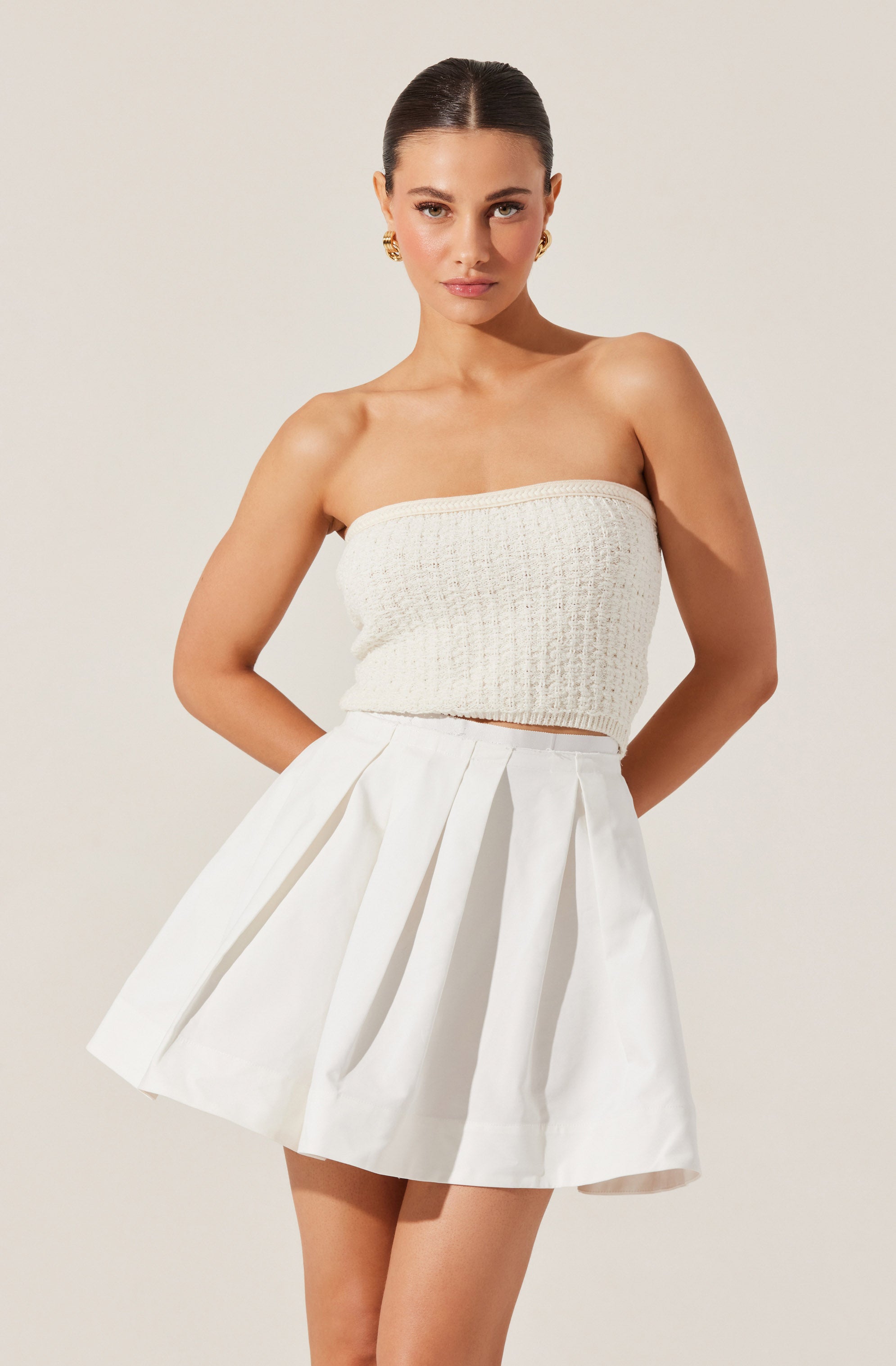 Kai Sweater Tube Top - Women's Fashion Knit Crop Top for Layering & Casual Outfits | Perfect for Fall, Winter & Spring Wear
