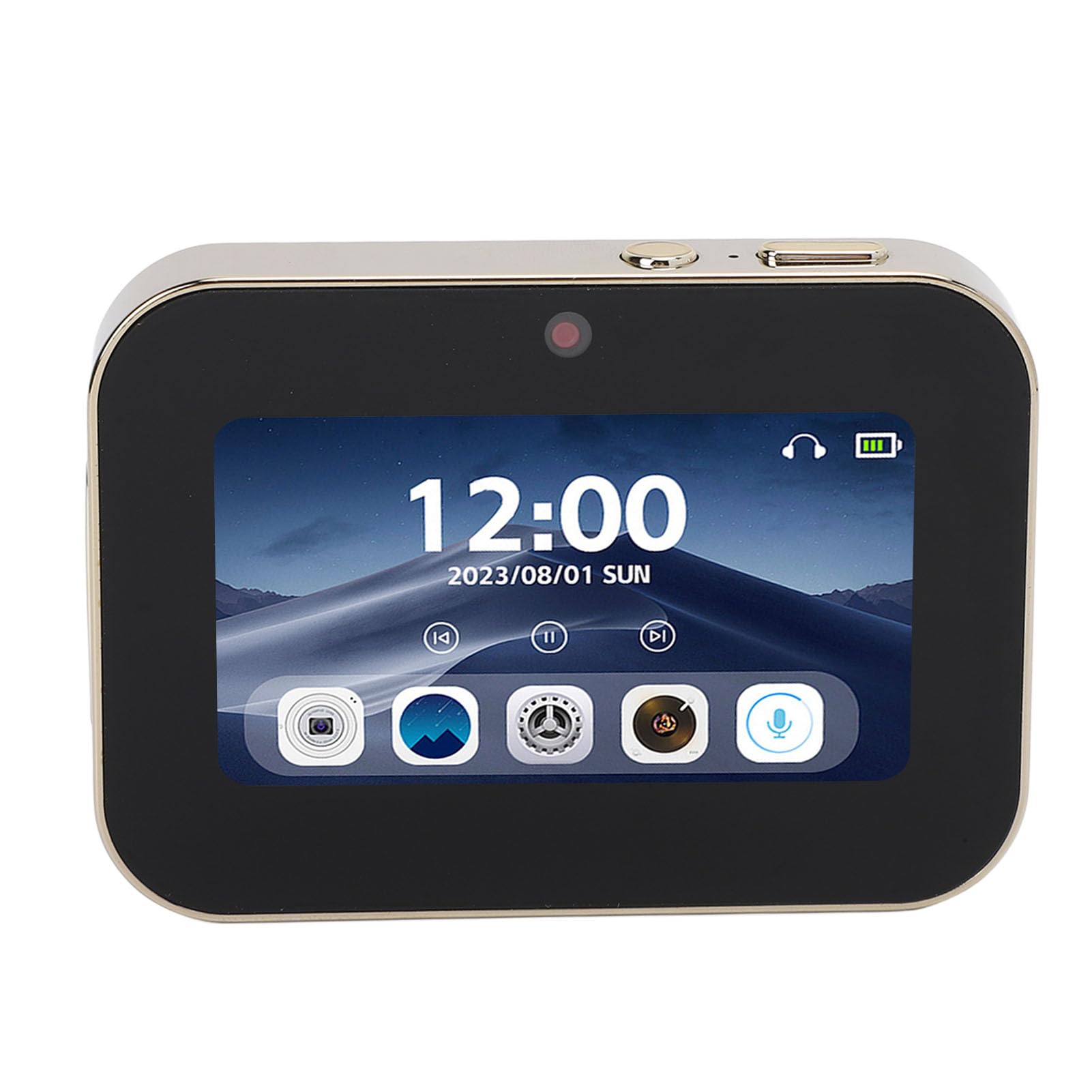 4K Small Digital Camera with Autofocus & Triple Lens - Portable Point and Shoot Camera with 3