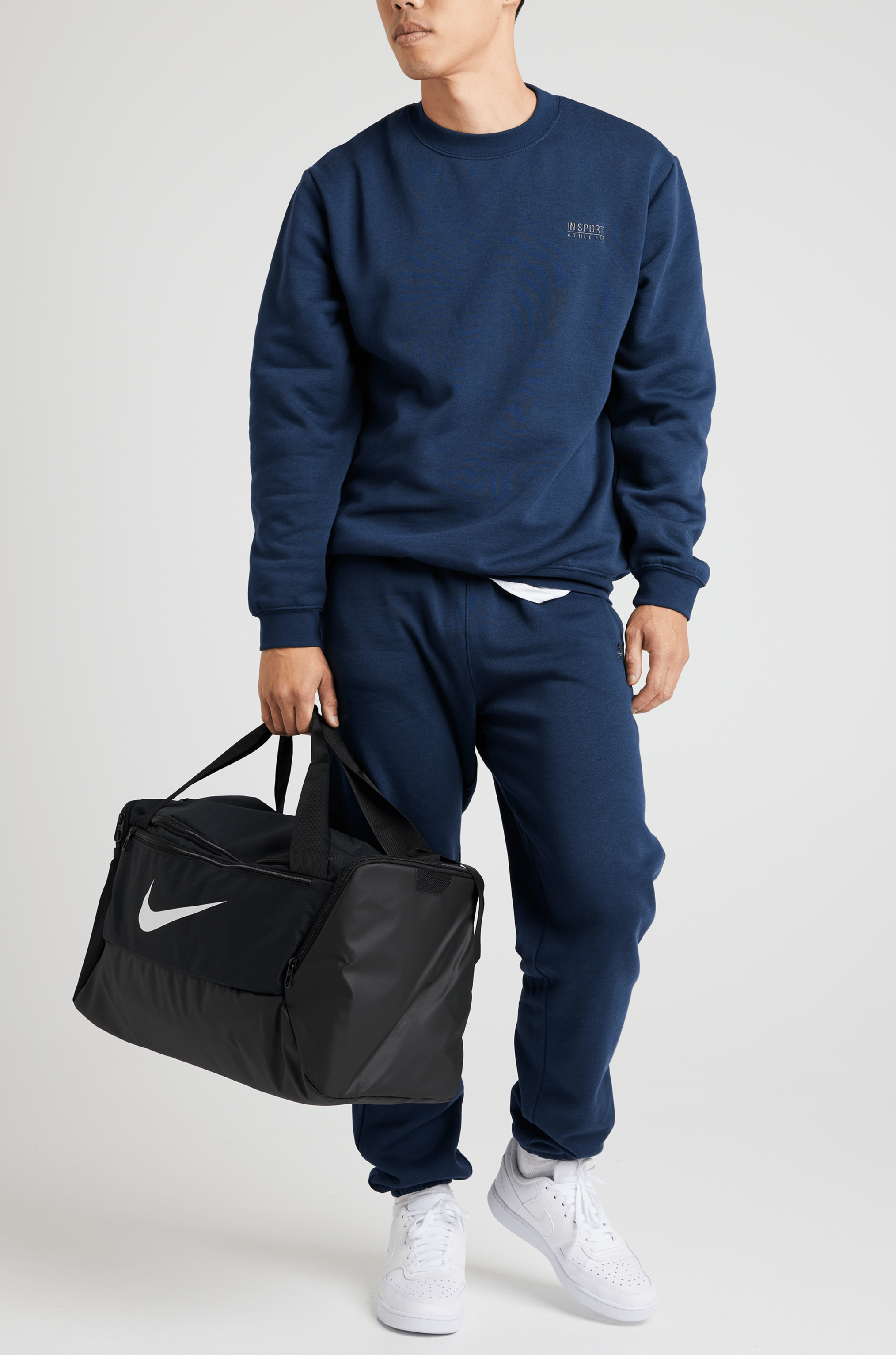 INSPORT Unisex Alaska Navy Crew Sweatshirt - Comfortable & Stylish Pullover for Men & Women - Perfect for Casual Wear, Outdoor Activities & Gym Workouts