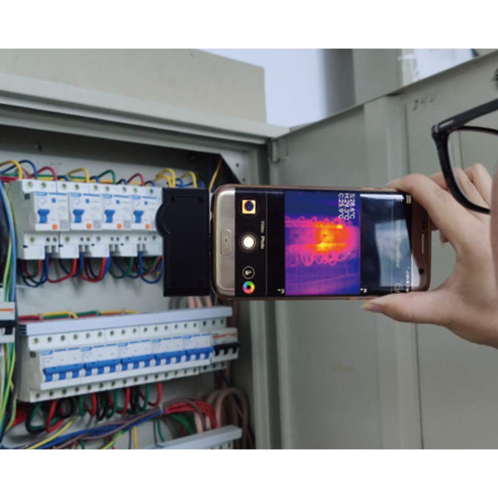 CEM T-10 Misco-USB Type C Professional Thermal Imaging Camera for Smartphones - High Resolution IR Image Enhancement Technology - Perfect for Home Inspection, Electrical Maintenance & DIY Projects
