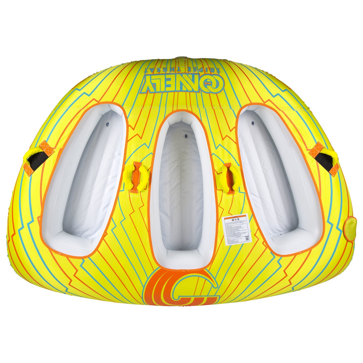 Connelly Triple Threat Towable Tube for 3 Riders - High-Speed Water Sports Fun for Lakes and Beaches