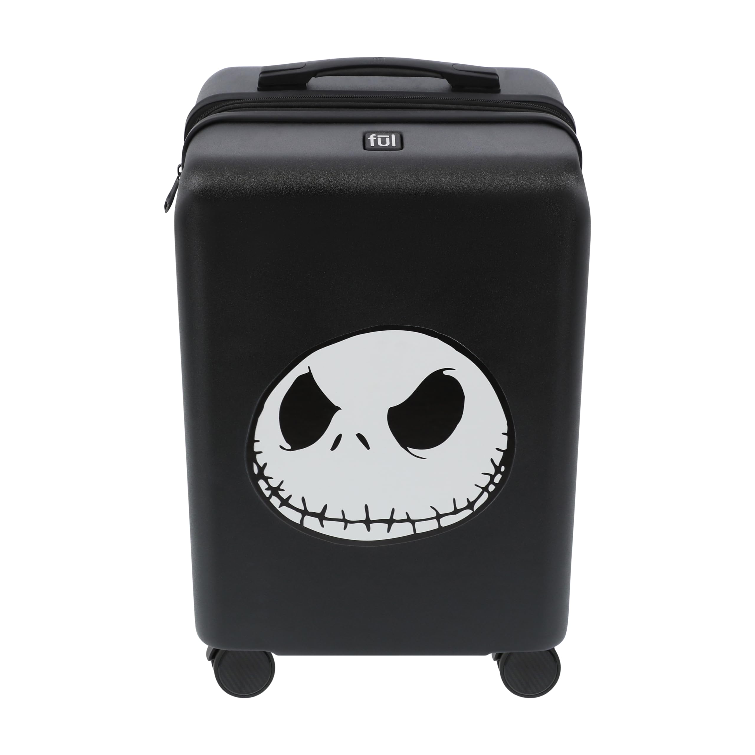 Disney The Nightmare Before Christmas 22.5 Inch Spinner Wheel Carry On Luggage - Lightweight Black Hardshell Suitcase for Air Travel, Business Trips & Weekend Getaways