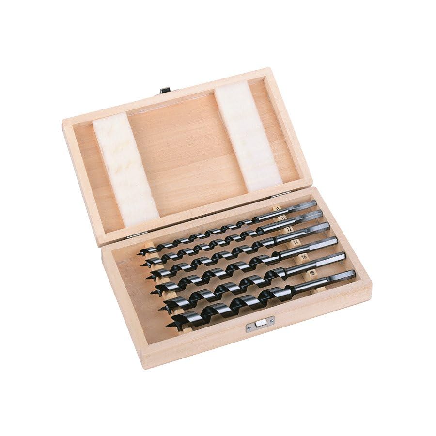 Milwaukee 6-Piece Wood Drill Bit Set - High-Speed Steel Helical Flute for Smooth Drilling | Perfect for Carpentry, DIY Projects & Home Renovations