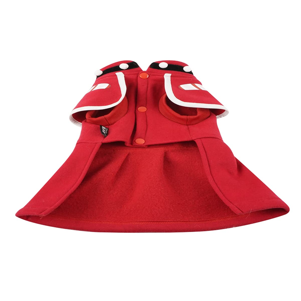 Dog Christmas Costume - Cute Puppy Dress & Skirt with Poncho Cape for Small Dogs & Cats | Holiday Pet Outfit for Cosplay, Parties & Festive Photos