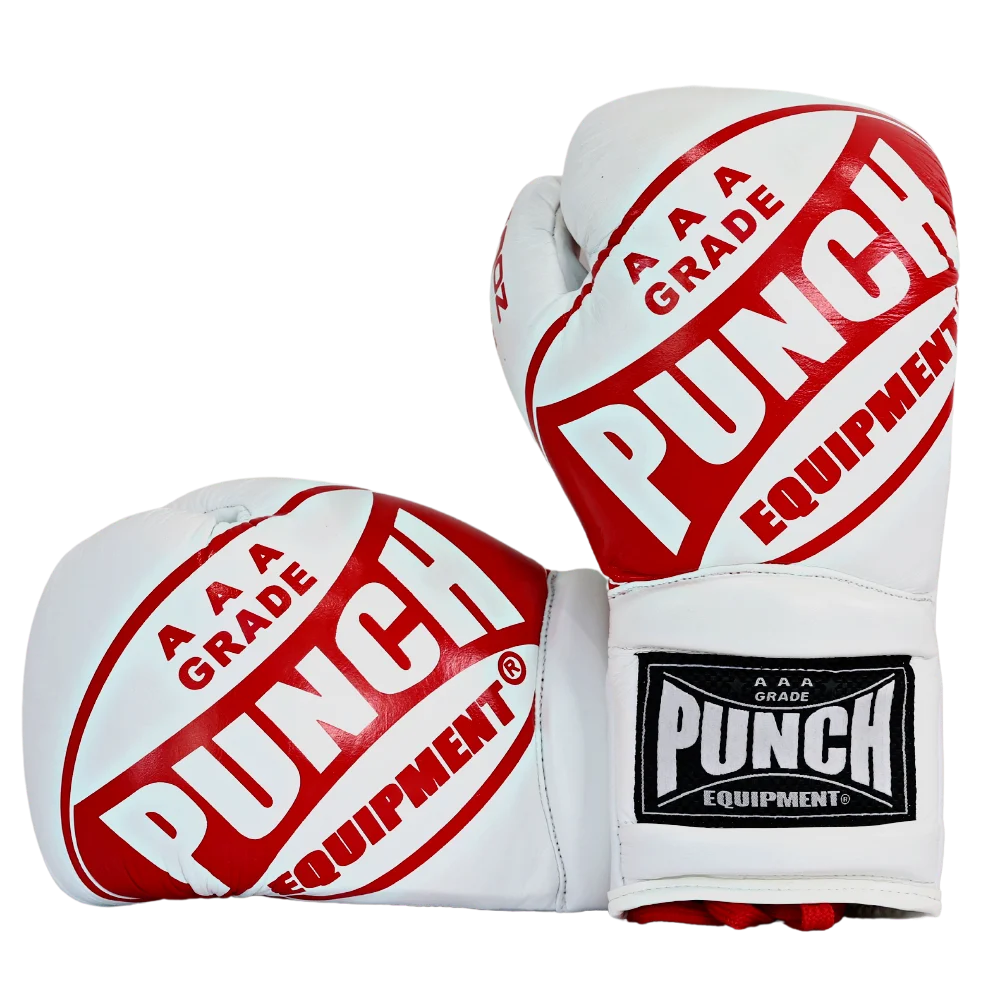 Premium Boxing Gloves for Training & Competition - Trophy Getters® Lace-Up Style - Perfect for Boxing Gyms, Home Workouts & Professional Matches