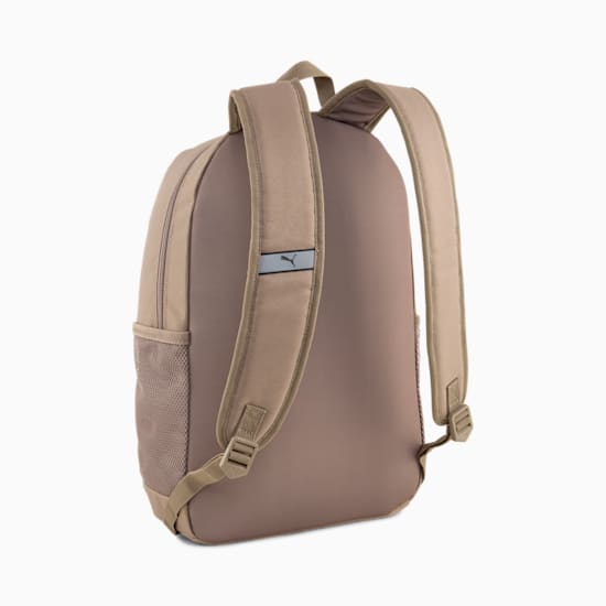 PUMA PLUS II TAUPE BACKPACK - Stylish & Durable School & Travel Backpack for Men & Women - Perfect for College, Work & Outdoor Adventures
