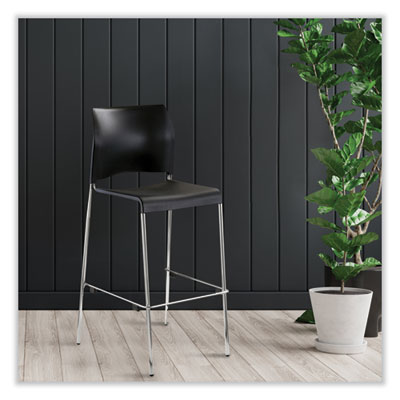 NPS Cafetorium Bar Height Stool - Heavy Duty 500lb Weight Capacity, 31 Inch Seat Height - Perfect for Home Bars, Kitchen Islands & Commercial Use