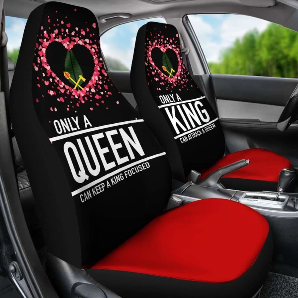 Alo Wallis and Futuna Car Seat Covers - Valentine's Day Couple Gift Set (2-Piece) | Waterproof & Universal Fit for Cars, SUVs, Trucks | Perfect Romantic Gift for Anniversaries and Date Nights