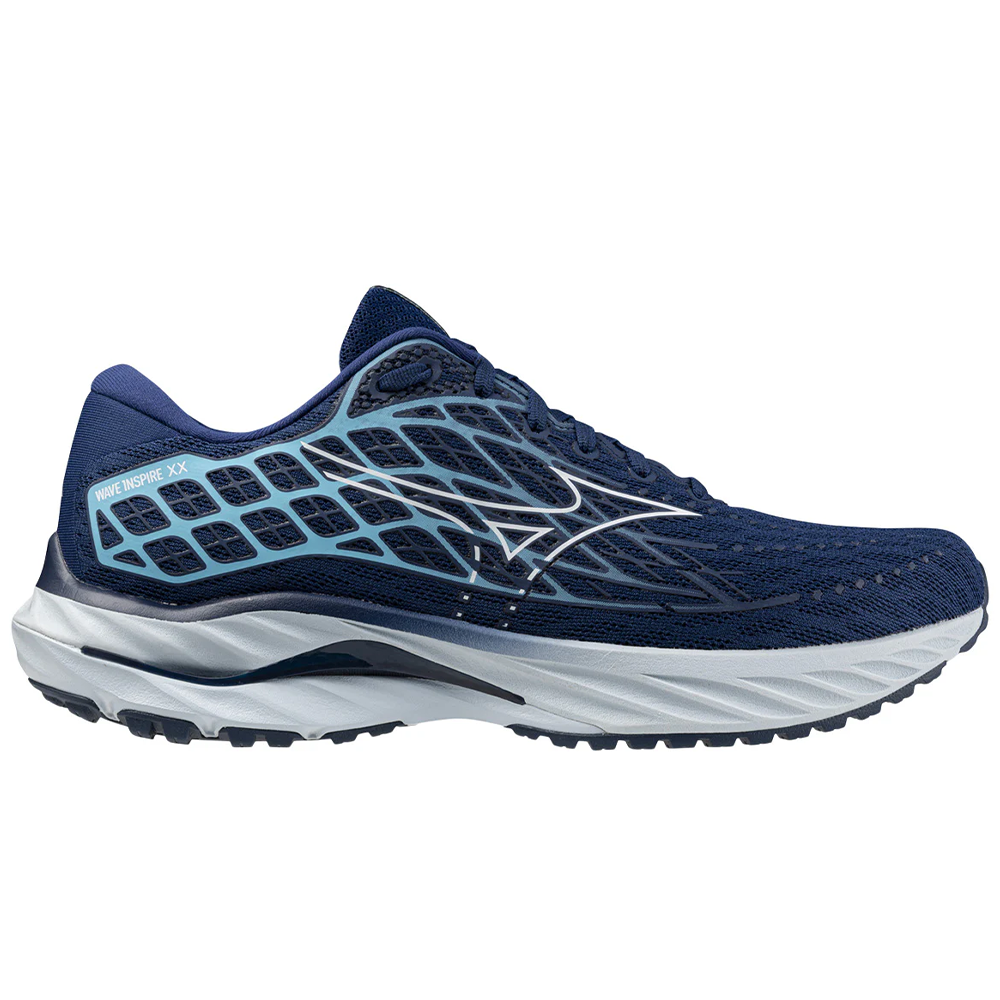 Mizuno Wave Inspire 20 Running Shoes for Men - Lightweight Cushioned Support for Road Running, Training & Marathon - Perfect for Jogging, Gym Workouts & Daily Wear