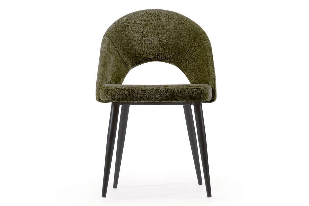 Como Mauai Chair - Soft Chenille Fabric Accent Chair for Living Room, Bedroom, or Office - Comfortable Modern Lounge Seating for Relaxing and Reading