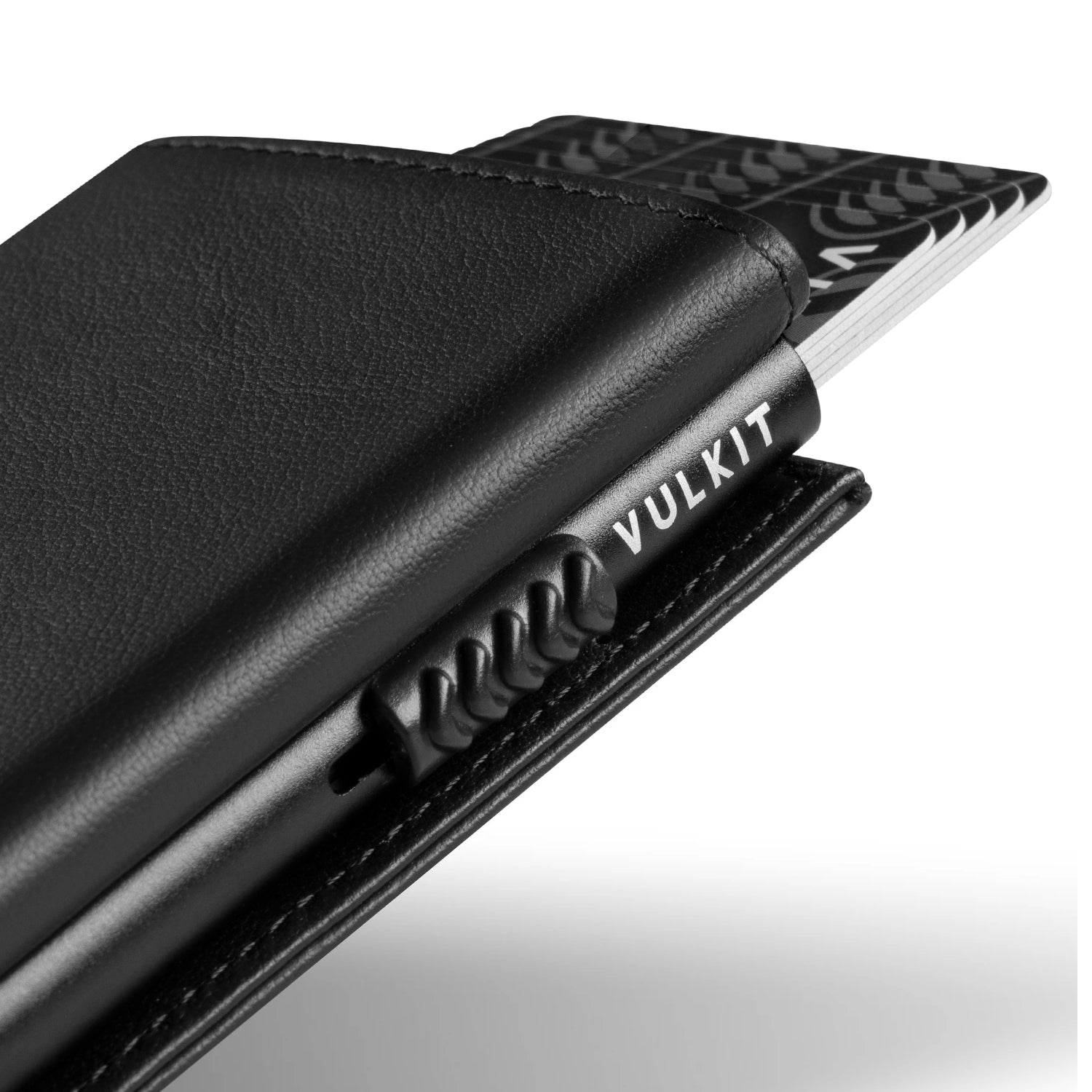 VC302P Genuine Leather Tri-Fold Wallet with Side Slider Mechanism, Back Zipper Slot & Magnetic Closure - Perfect for Men's Everyday Carry, Business & Travel