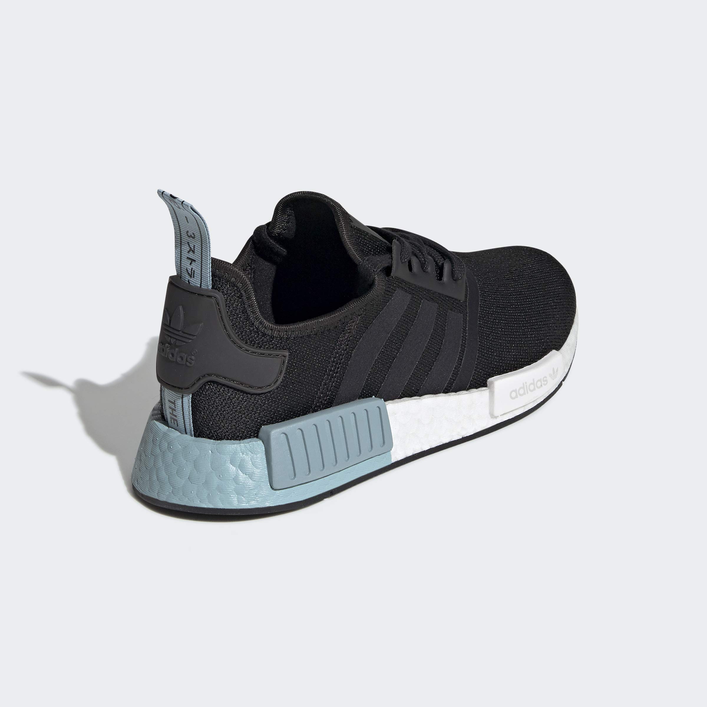 adidas Originals Women's NMD_R1 Sandals - Black/Ash Grey | Comfortable Athletic Slides for Running, Gym & Casual Wear | Size 11 US
