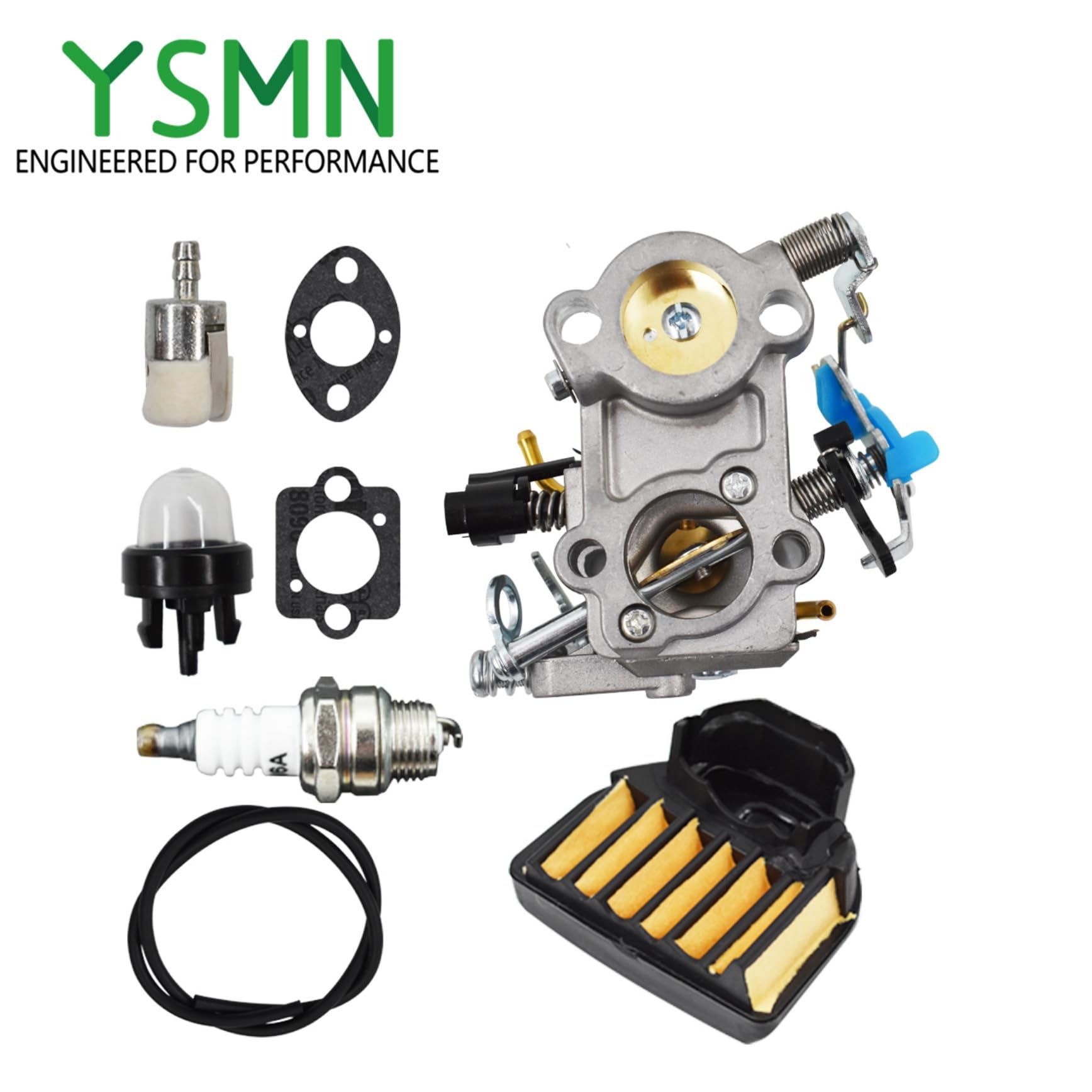 High-Quality Carburetor Kit Replacement for Honda Rancher CS2255, 455, 455E, 460, 461 Chainsaw Parts - Compatible with Various Models - Perfect for Chainsaw Maintenance & Repair