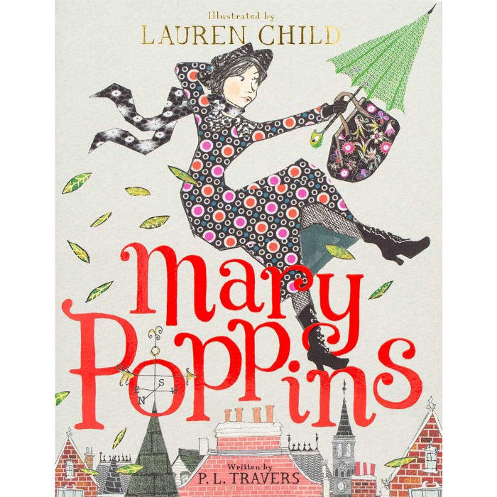 Mary Poppins Illustrated Gift Edition Hardcover Book - Classic Children's Storybook for Kids, Perfect for Birthday Gifts, Bedtime Reading & Classroom Storytime