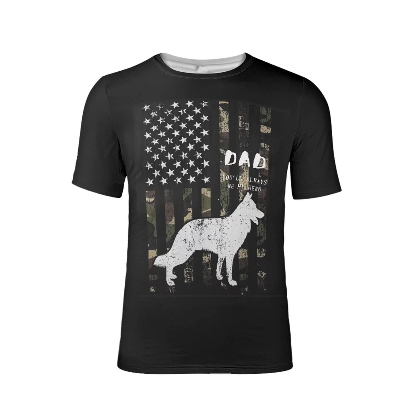 Coloranimal Men's Gym Workout T-Shirts - Athletic Performance Crewneck Tees for Training, Running & Casual Wear | Moisture-Wicking & Breathable Fabric