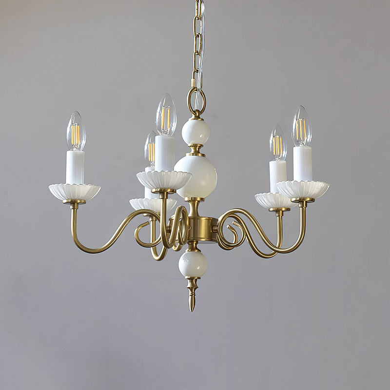 Carlita Chandelier - Elegant Crystal Ceiling Light Fixture for Dining Room, Living Room & Bedroom | Modern Home Decor Lighting