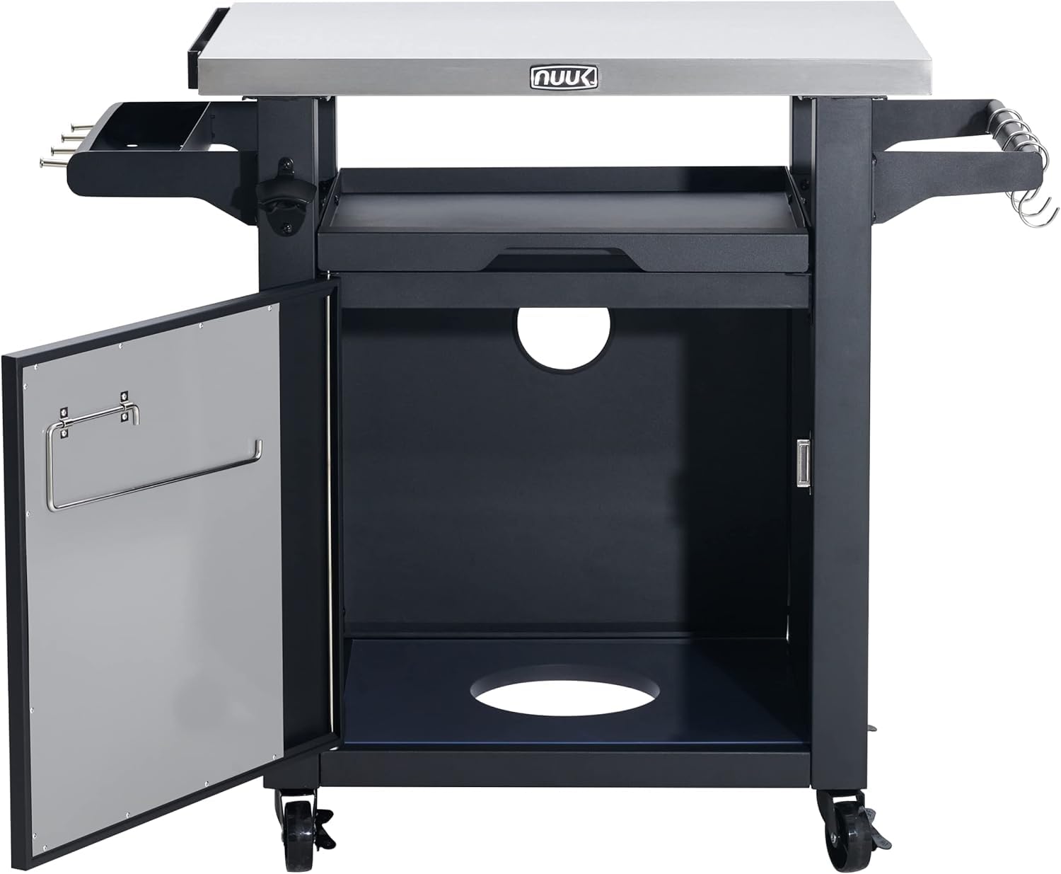 NUUK Deluxe Outdoor Grill Cart with Wheels - 20