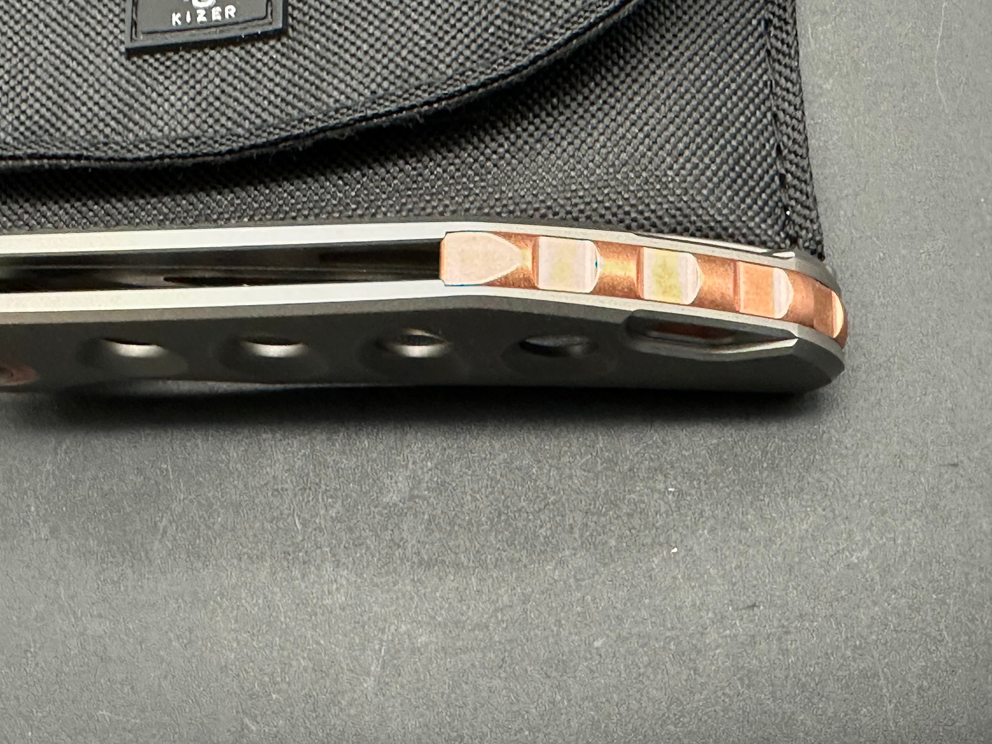 Kizer Hawk Liner Lock Folding Knife - Titanium Handle with S45VN Steel Blade | EDC, Outdoor Survival & Camping Gear