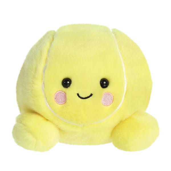 Palm Pals Tennis Ace - Soft & Cute Mini Tennis Ball Stress Relief Toy - Perfect for Office Desk, Car Dashboard & Anxiety Relief
