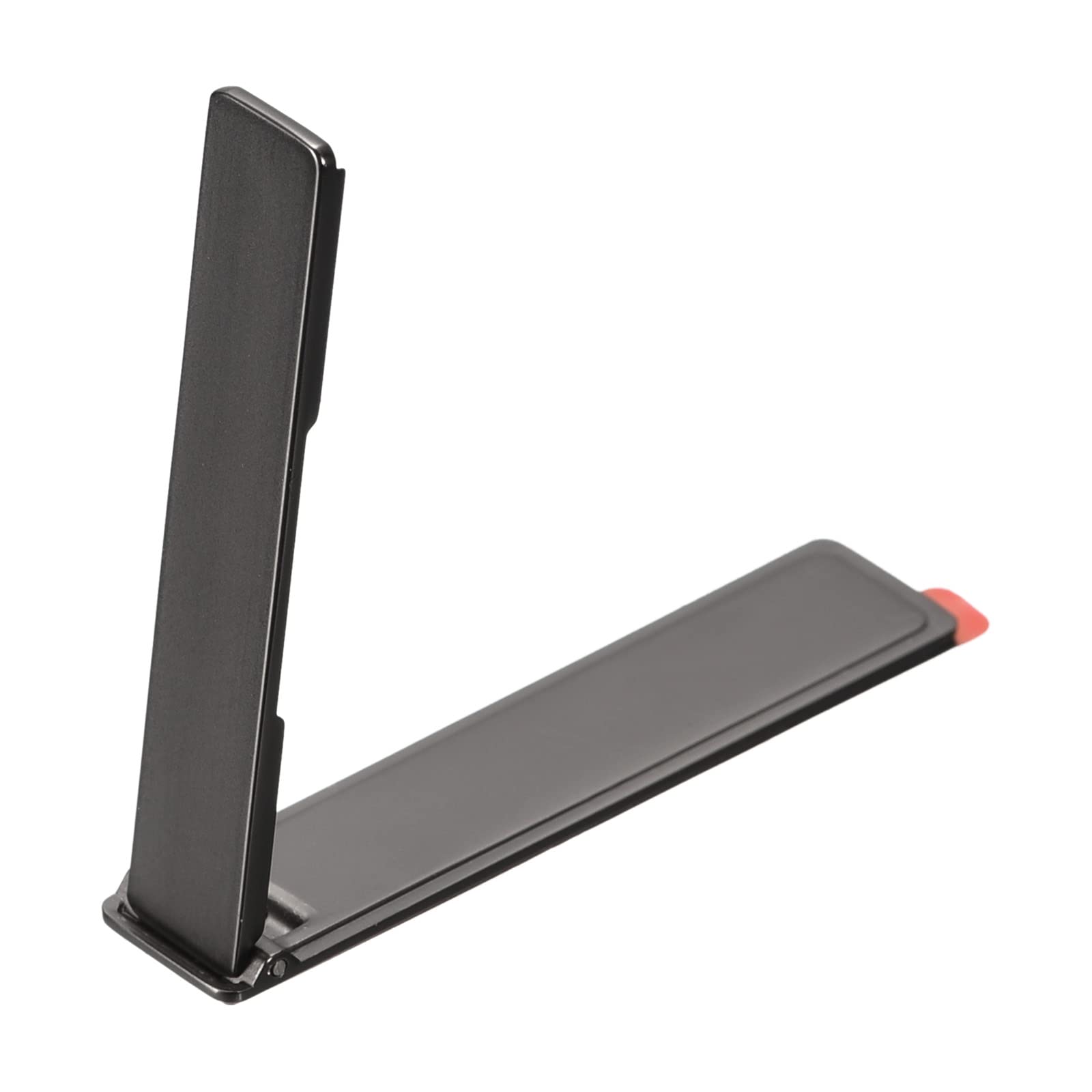 Magnetic Phone Stand for Desk - Horizontal & Vertical Folding Kickstand Holder Compatible with Most Smartphones & Tablets (Black) | Perfect for Office, Home, Watching Videos & Video Calls