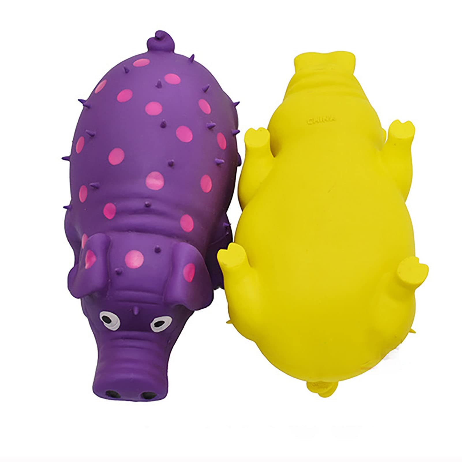 Durable Dog Chew Toy - Bite Resistant Rubber Squeaky Pig Toy for Small & Large Dogs, Interactive Puppy Play Game - Perfect for Indoor/Outdoor Playtime & Training (Green)