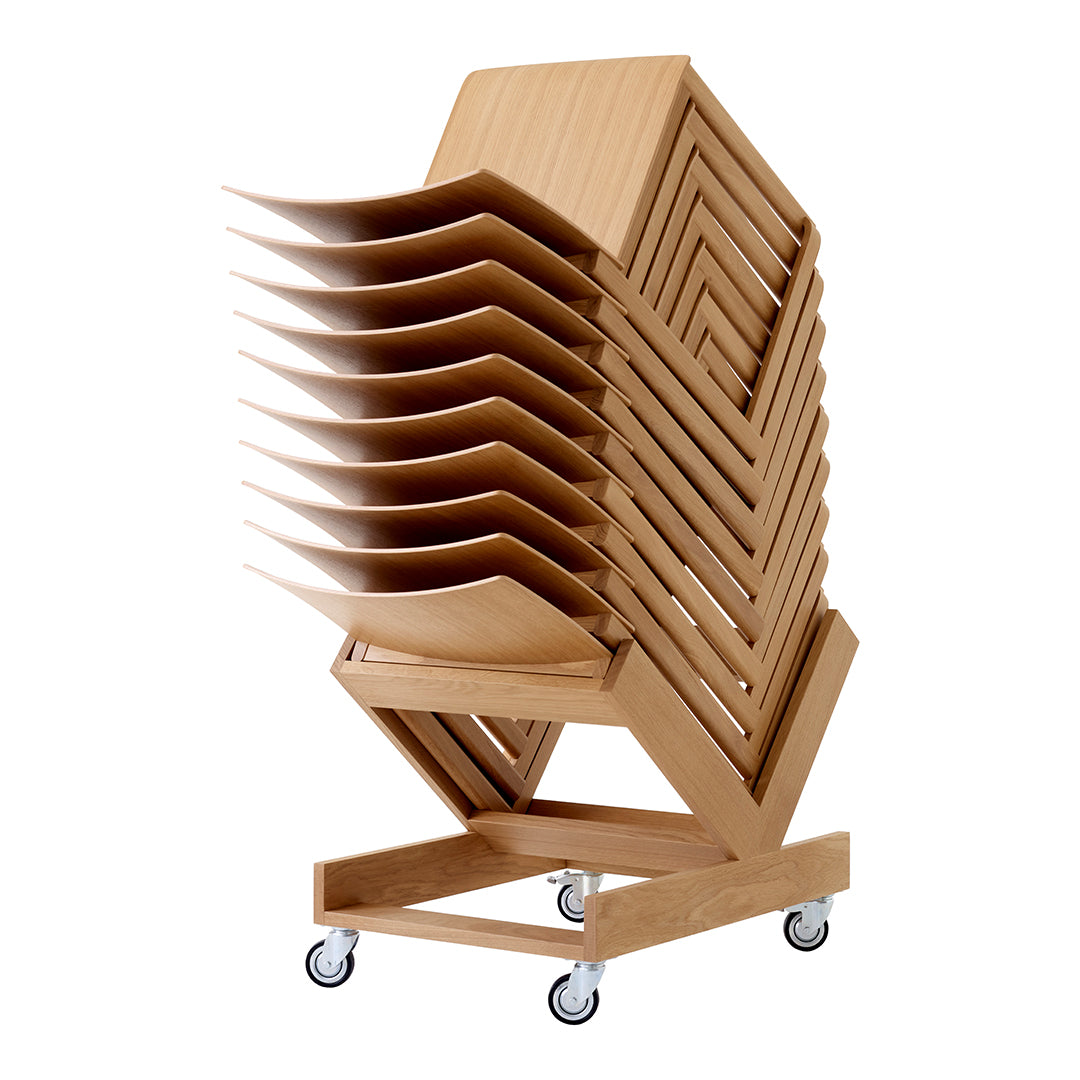 Allwood Stacking Trolley - Heavy Duty Wooden Cart with Wheels for Warehouse, Garden & Home Organization | Perfect for Moving Boxes, Storage & DIY Projects