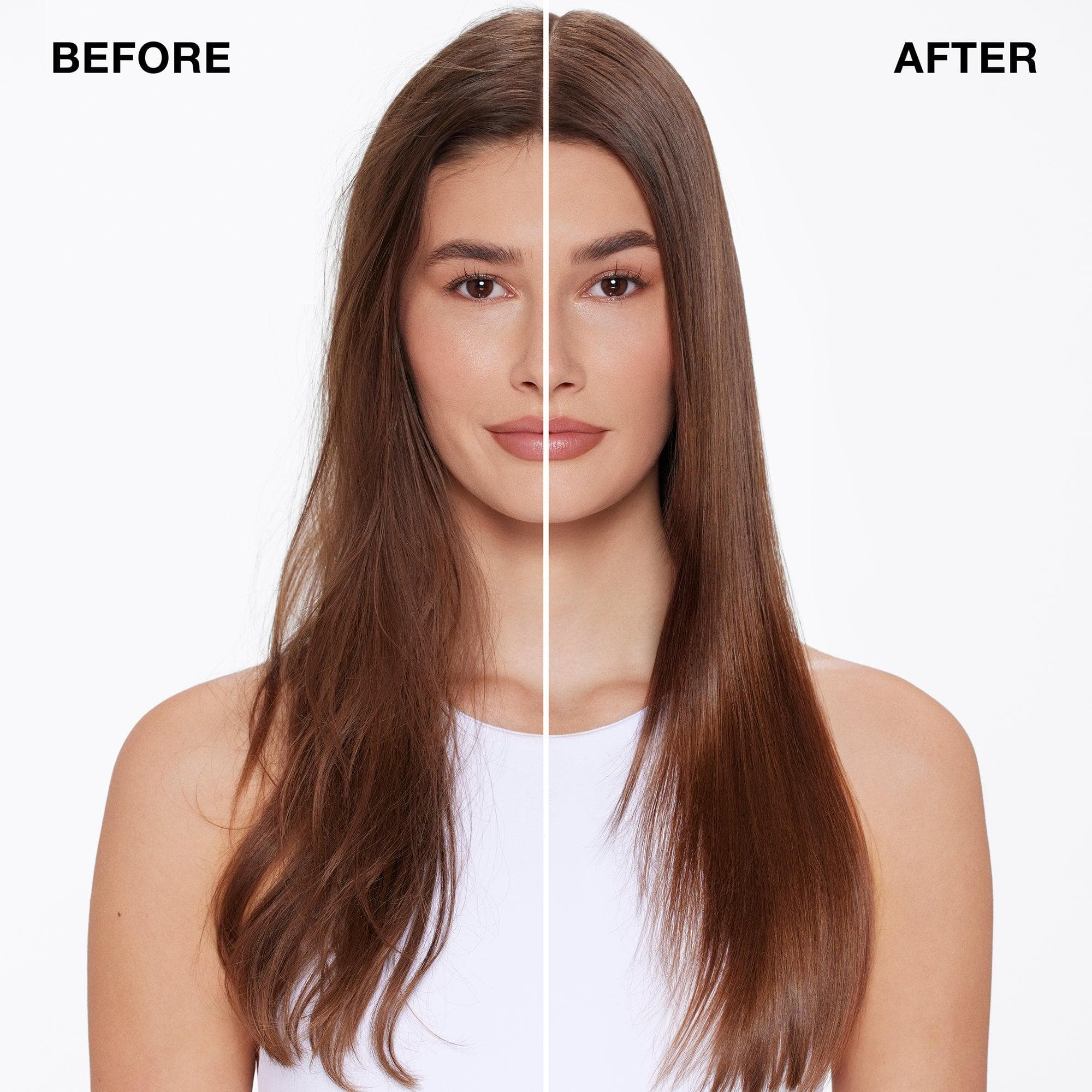 Best Smoothing Spray for Frizzy Hair - Tames Flyaways & Adds Shine - Perfect for Daily Styling & Salon Results at Home