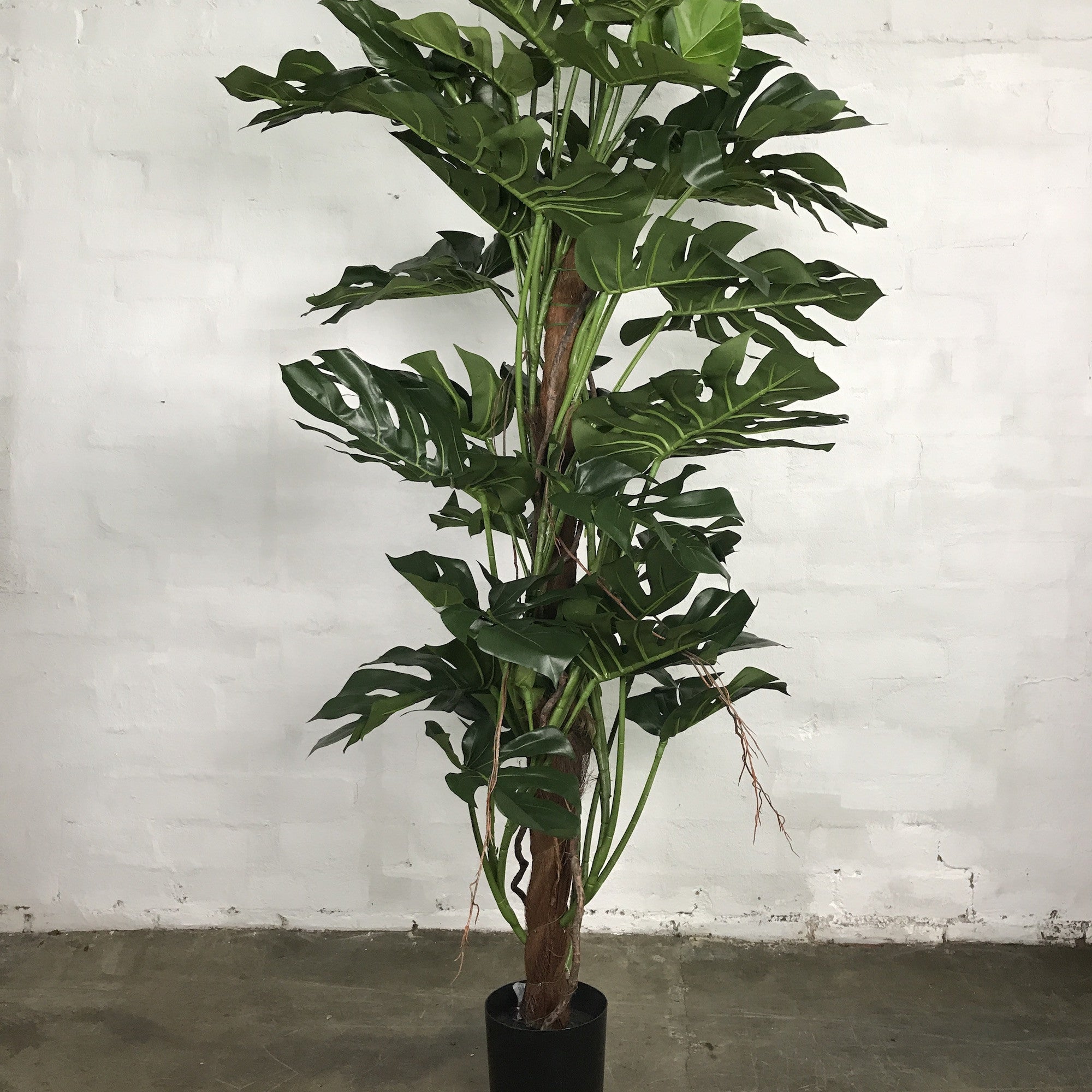Artificial Split Leaf Philodendron Plant - Perfect for Home Decor, Office Spaces, and Indoor Greenery Enhancement