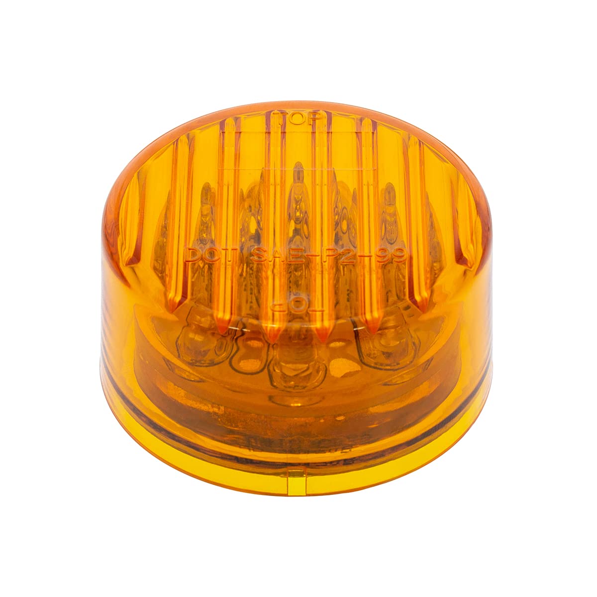 United Pacific 40-Pack 38170CB Super Bright 9 LED 2-Inch Round Clearance Marker Lights - Sonic Sealed, Energy Efficient Amber LED/Lens for Trucks, Trailers & RVs | Waterproof, Durable Marker Lights for Night Driving Safety