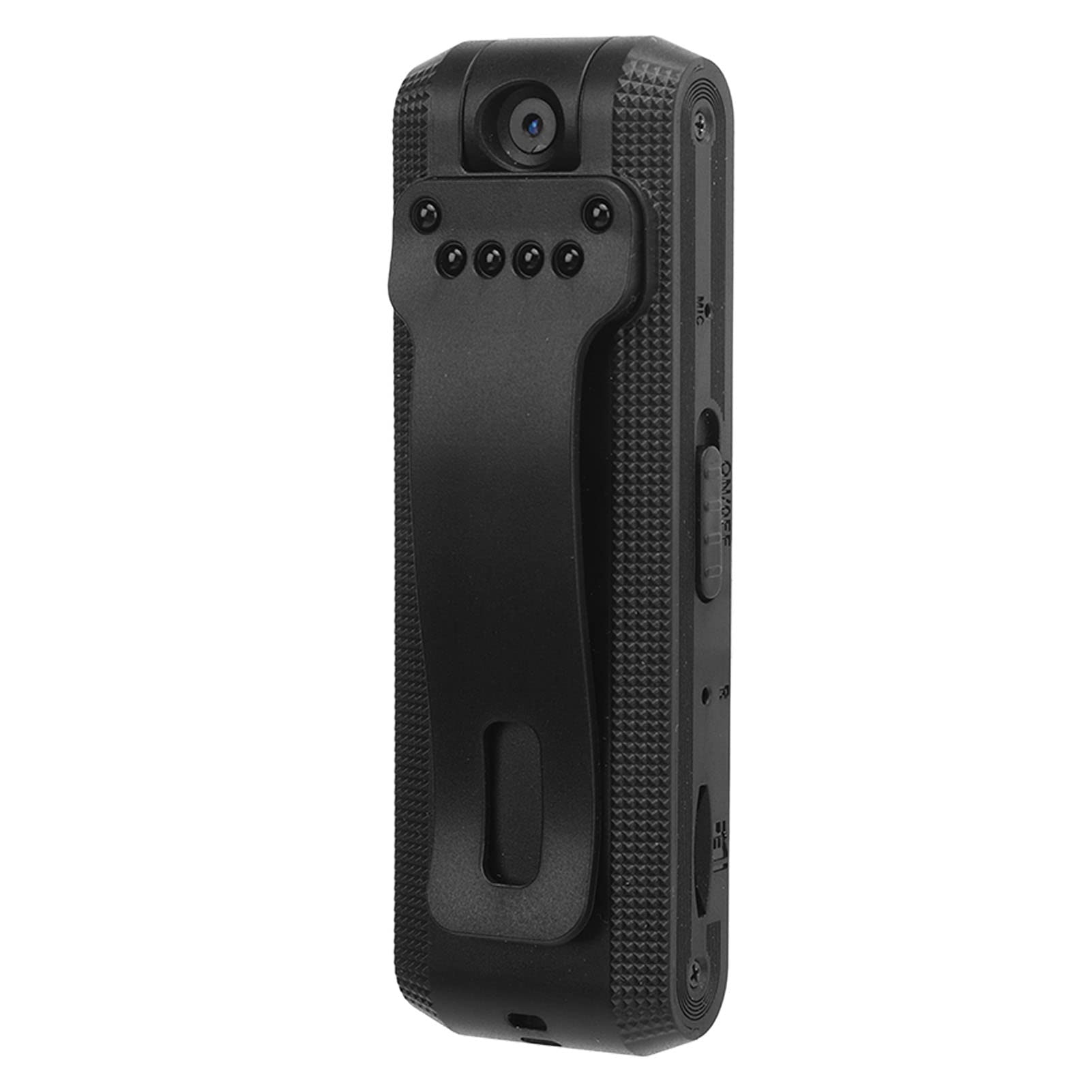 Portable HD Action Body Camera - 170° Wide Angle, Anti-Shake & Waterproof, Clip-On Hidden Camera for Outdoor Sports, Police Duty, Security Surveillance, and Adventure Recording