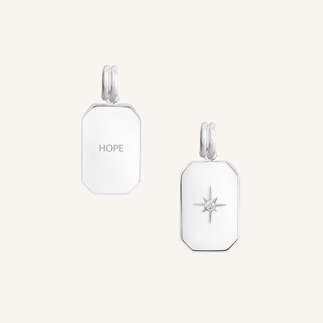 Etch Hope Charm - Inspirational Jewelry for Women, Personalized Gift for Her - Perfect for Birthdays, Anniversaries & Everyday Encouragement