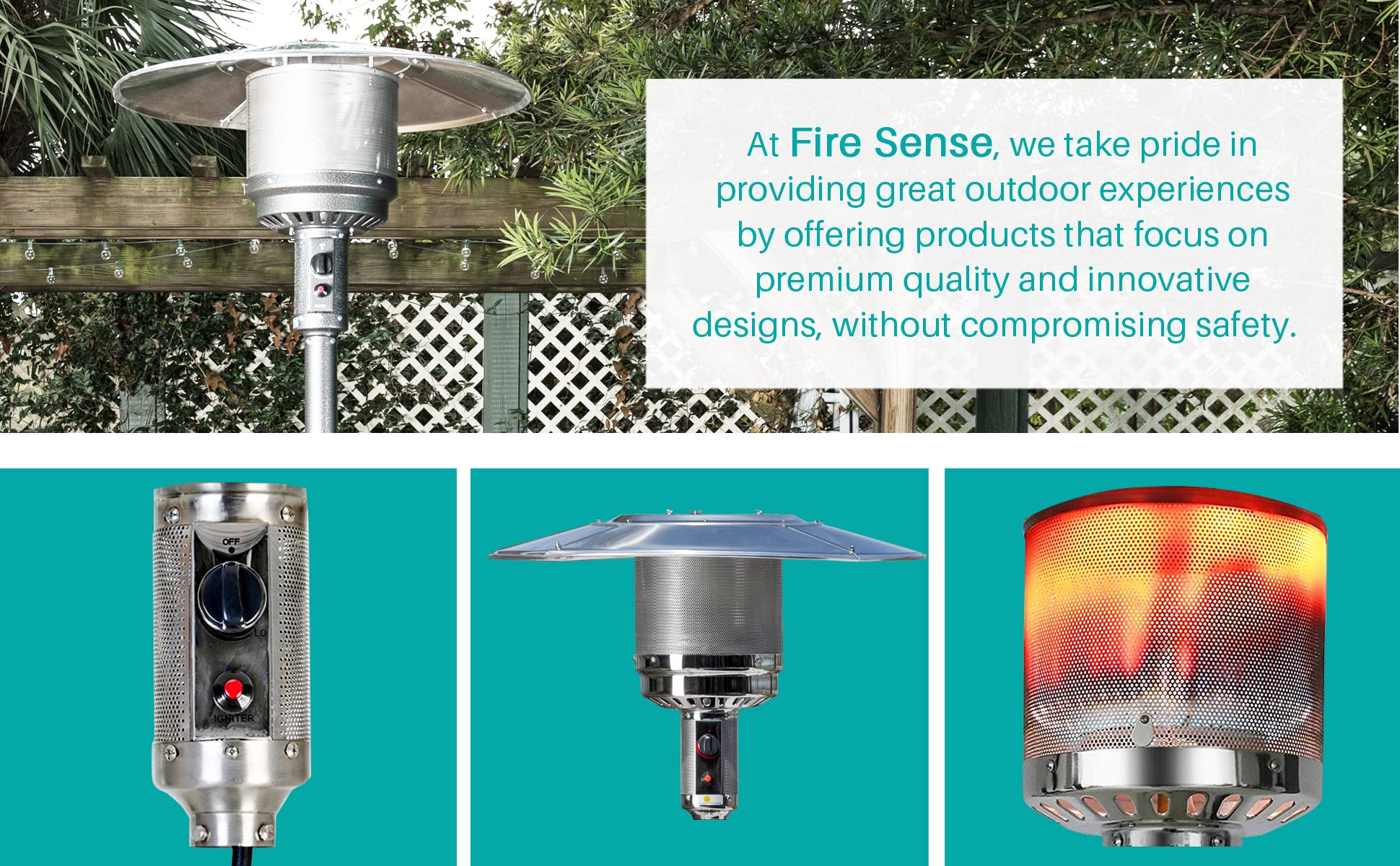 Fire Sense WL S/S 304 Stainless Steel Head Assembly Replacement for 2.5