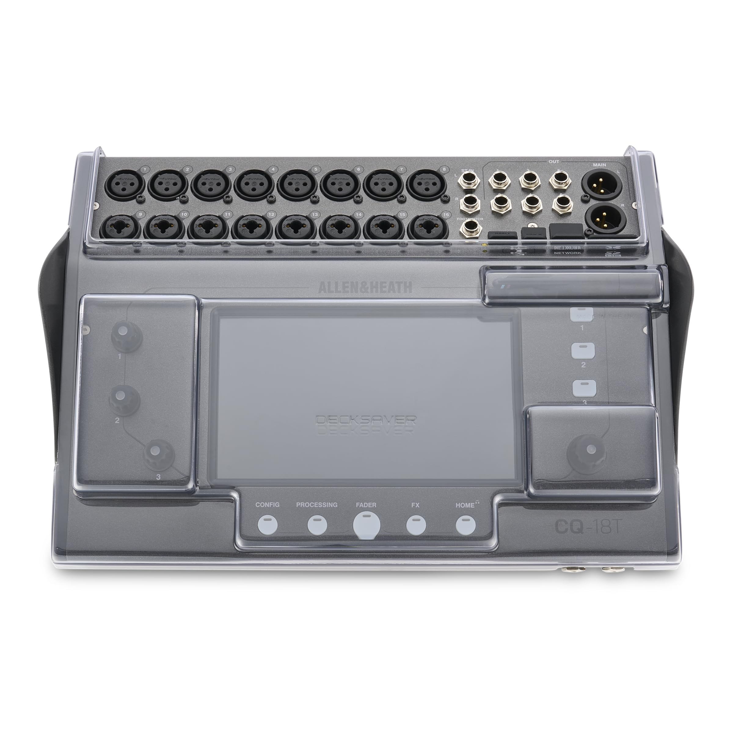 Allen & Heath CQ-18T Custom Fit Dust Cover - Super Strong Polycarbonate Protection for Travel & Daily Use | DJ Equipment & Studio Gear Accessory
