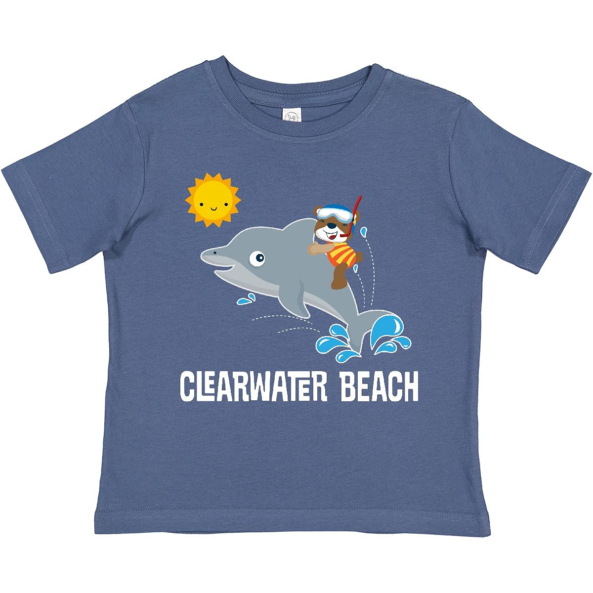 Inktastic Clearwater Beach Florida Vacation Toddler T-Shirt - Cute Summer Outfit for Boys & Girls - Beach Trip, Family Vacation, Holiday Gift Idea