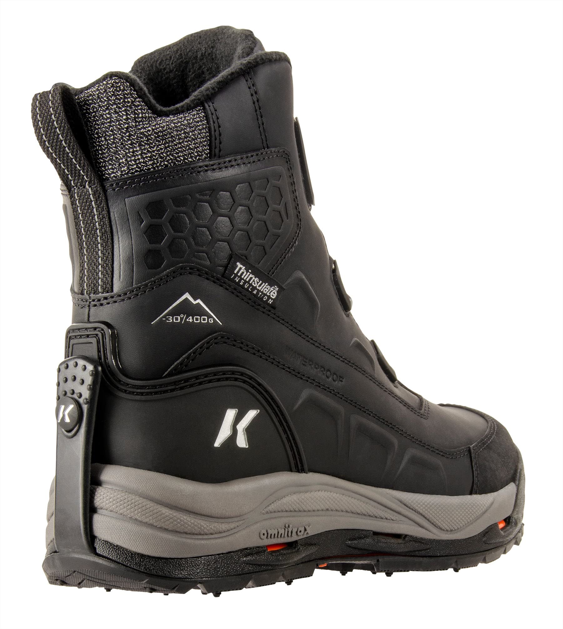 Korkers Men's Snowmaggedon Winter Boots - Waterproof Insulated Snow Boots for Hiking, Hunting & Cold Weather - Best for Snowy Terrains & Outdoor Adventures