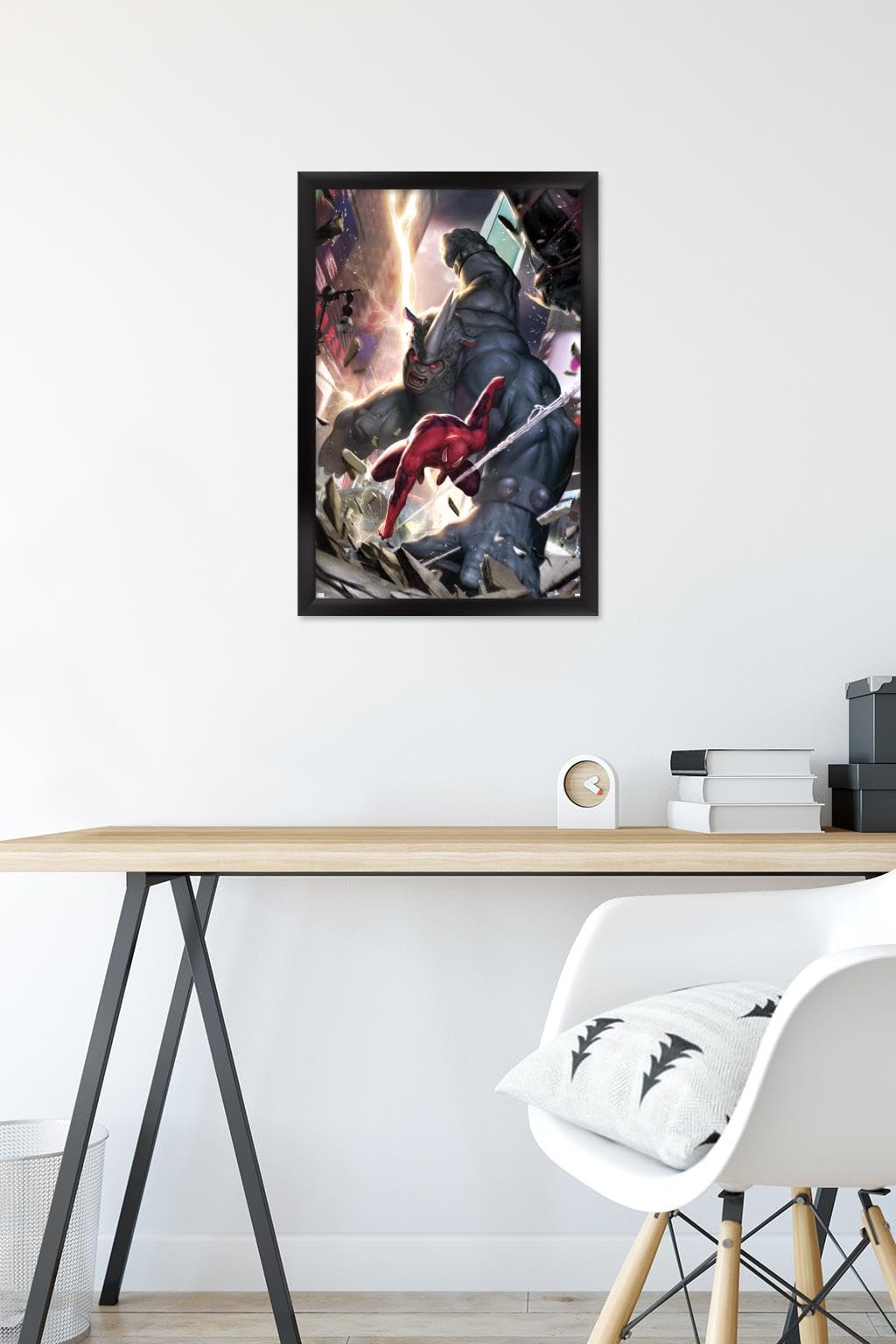Marvel Comics Spider-Man vs Rhino & X-23 Wall Poster - 22.4