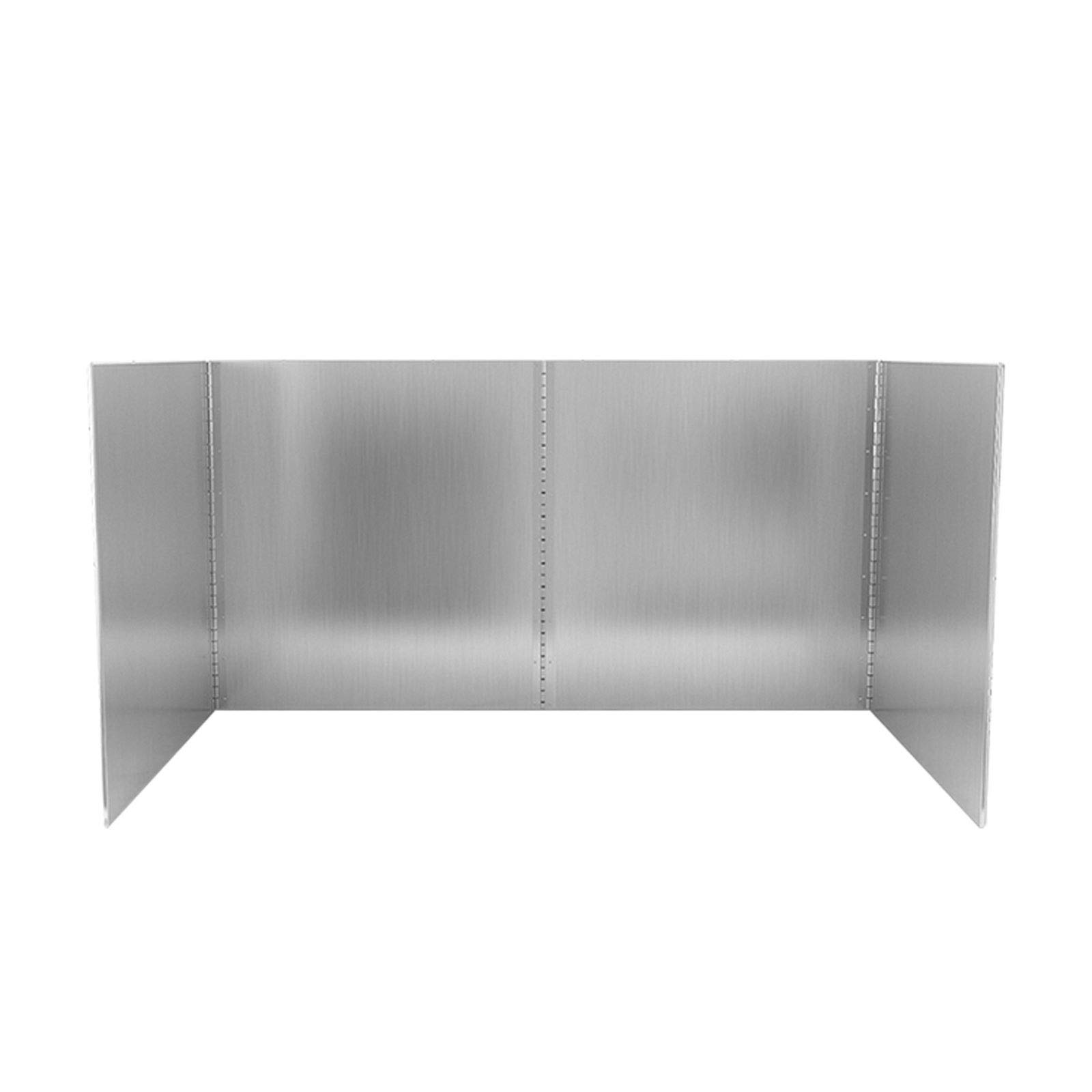 Stainless Steel Anti Splatter Shield for Kitchen - Oil Splatter Guard & Heat Insulation Baffle - Perfect for Stove Top Cooking, Frying, and Sauteing to Keep Your Cooking Area Clean